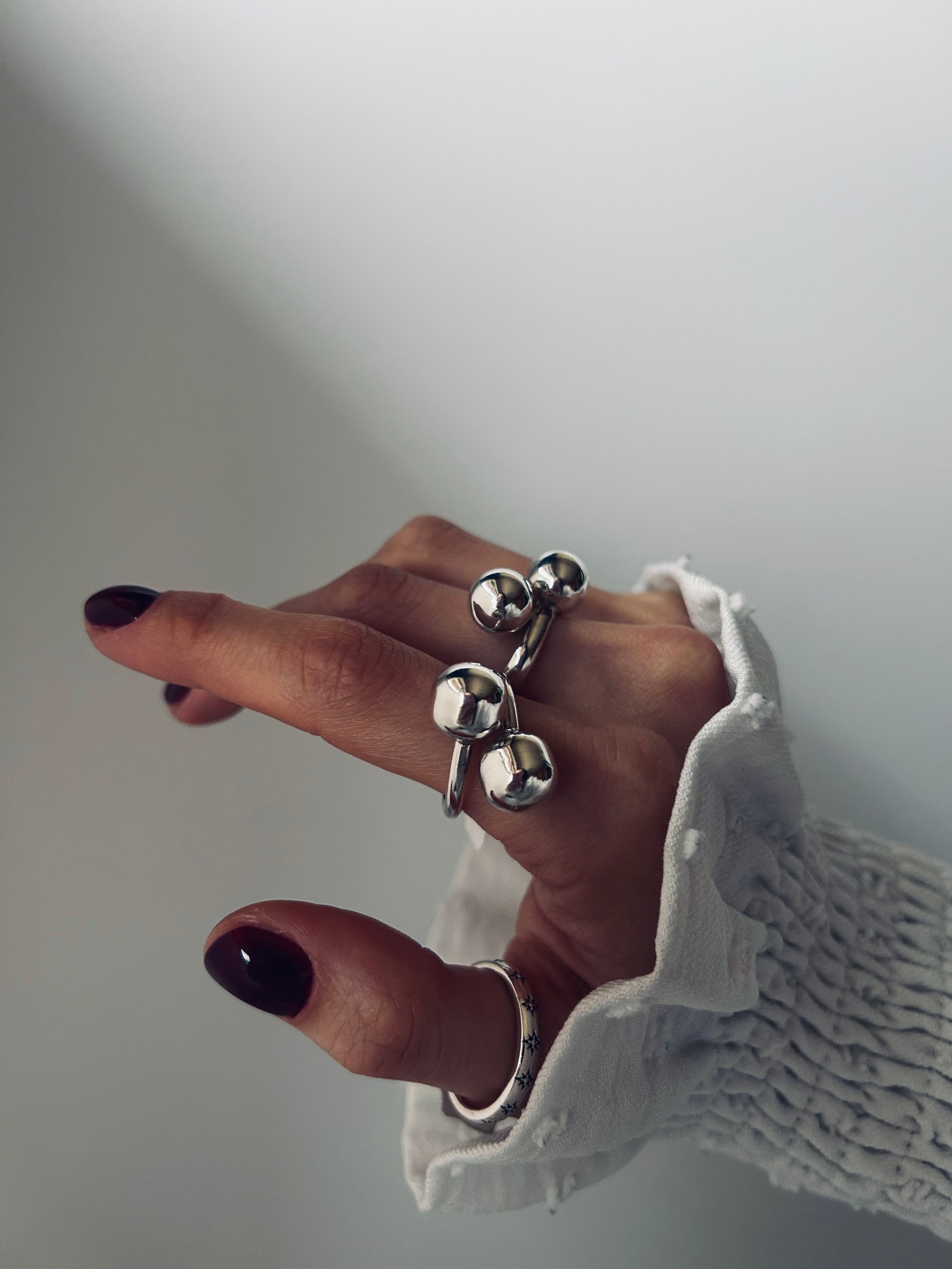 ANILLO DUOMO PLATA 925 AJUSTABLE