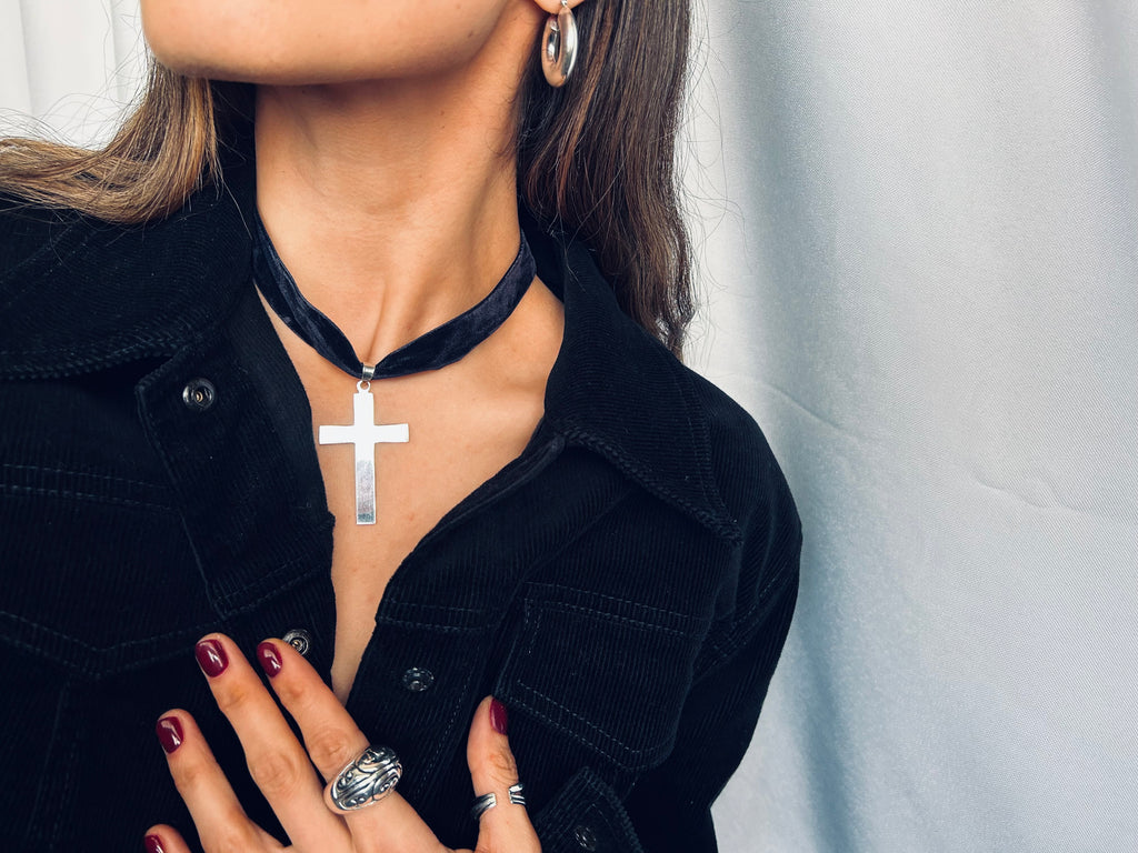 COLLAR SANTA CRUZ XL PLATA 925