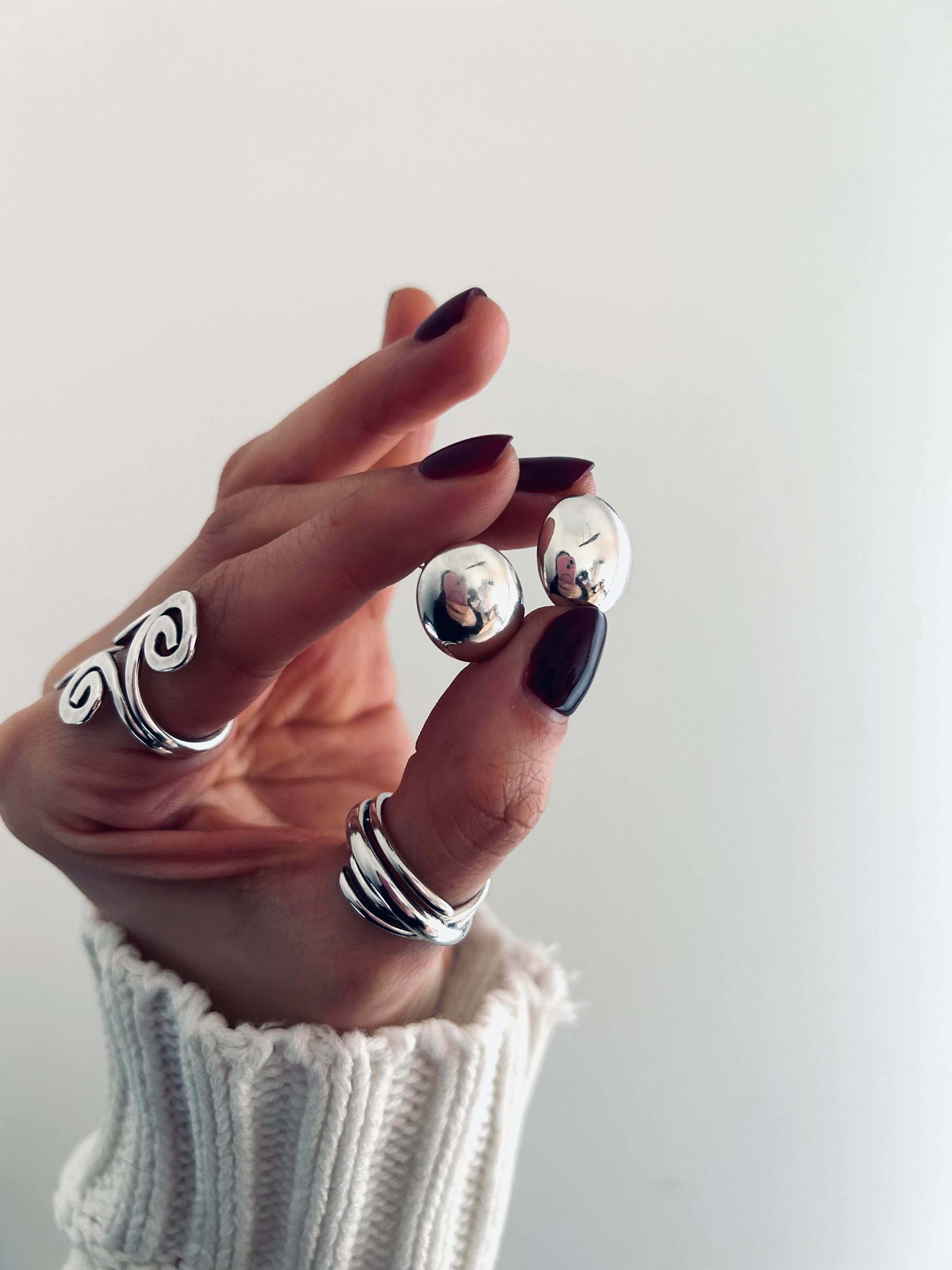AROS ROMA PLATA 925