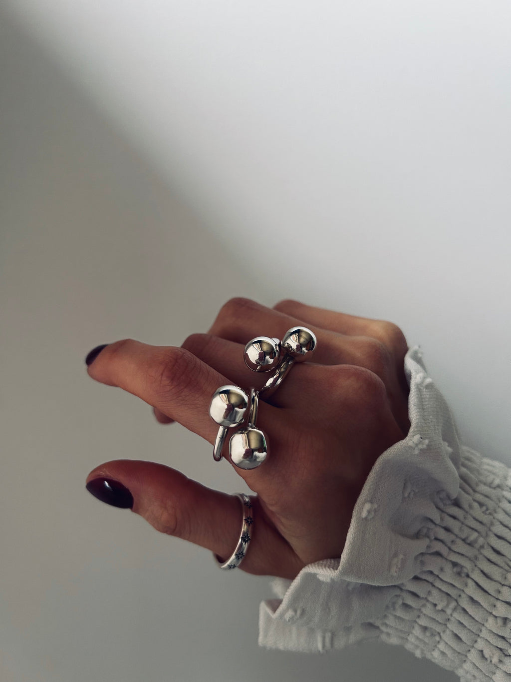 ANILLO DUOMO PLATA 925 AJUSTABLE