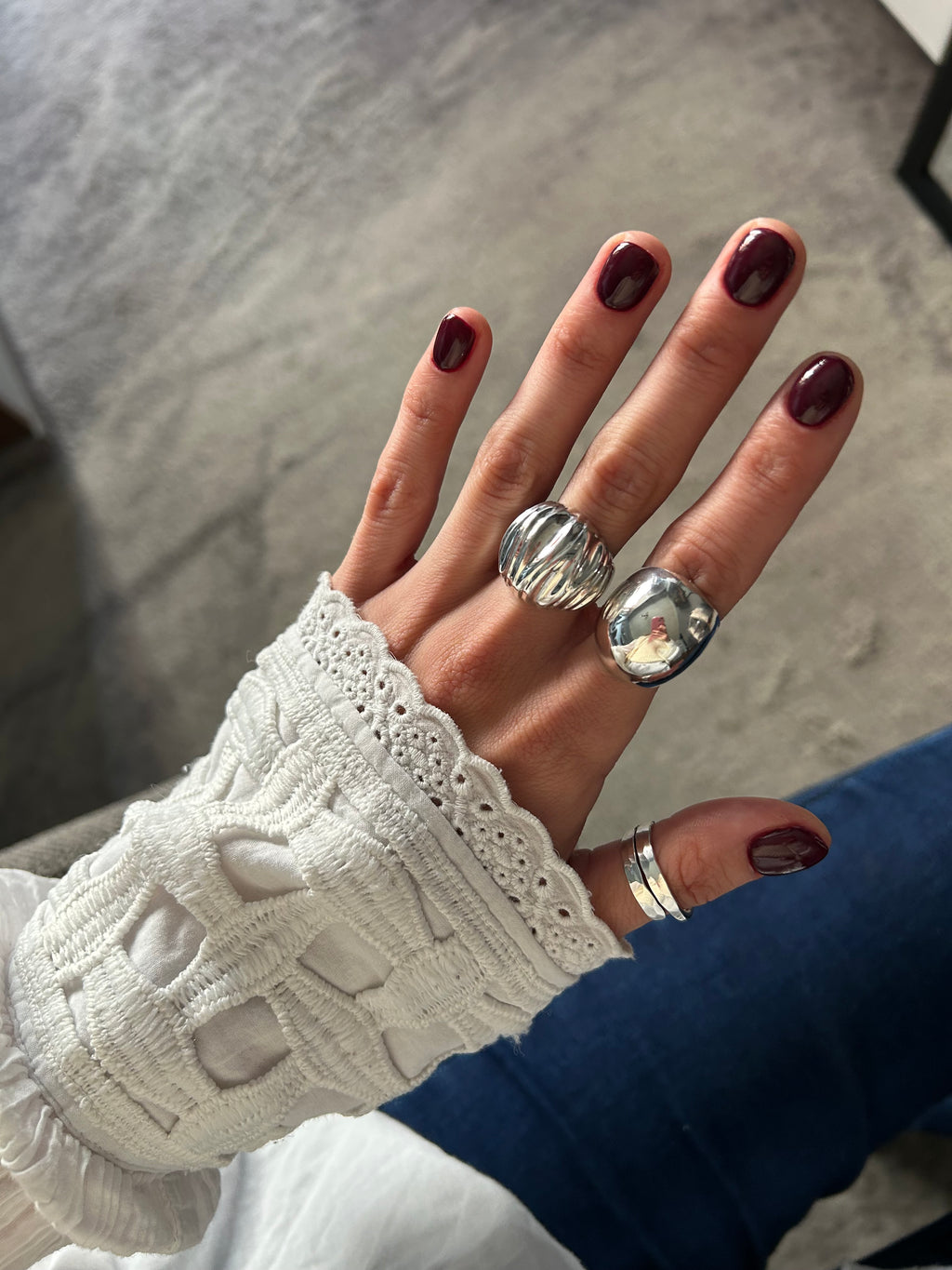 ANILLO MEKI PLATA 925