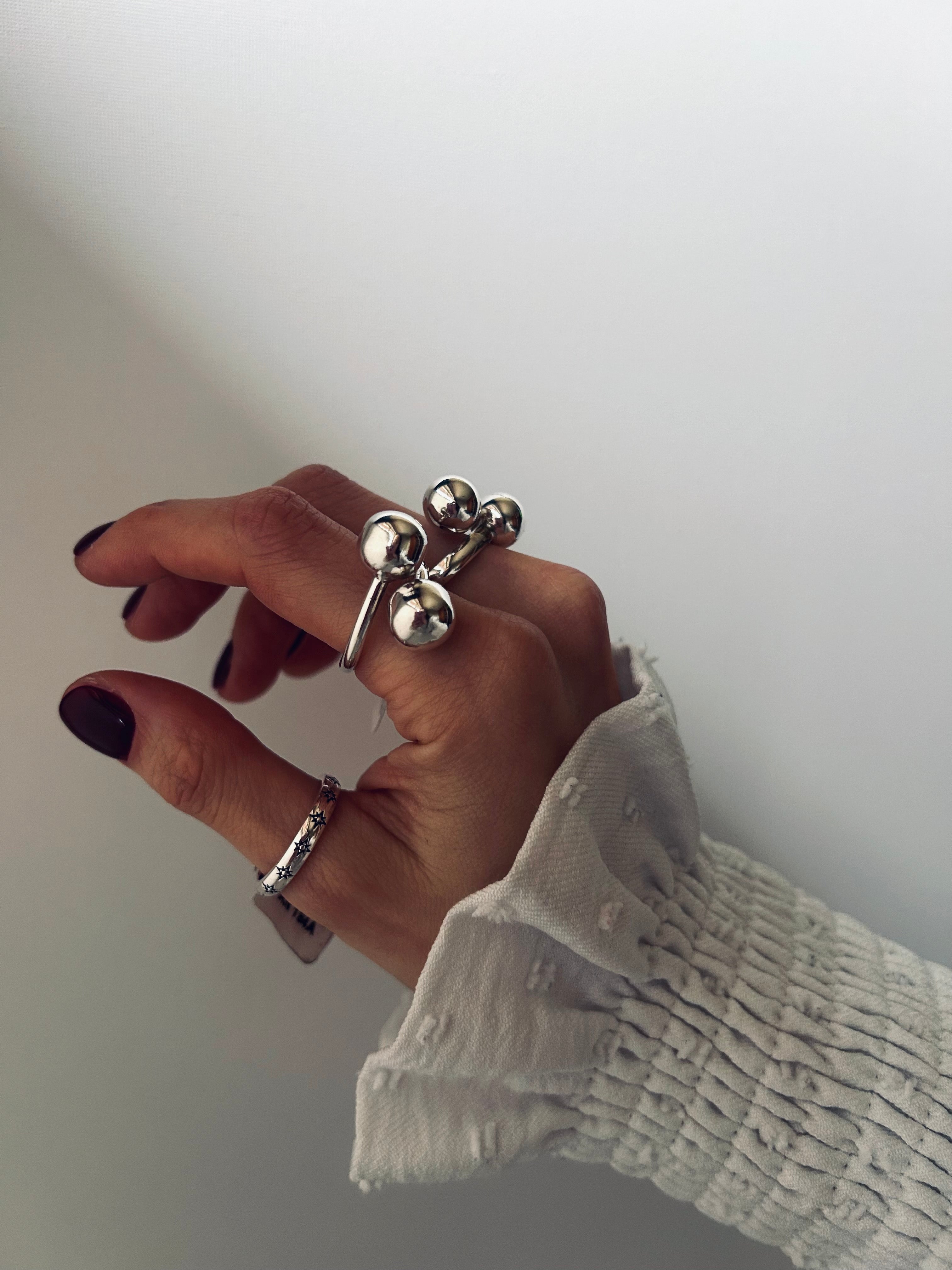 ANILLO DUOMO PLATA 925 AJUSTABLE