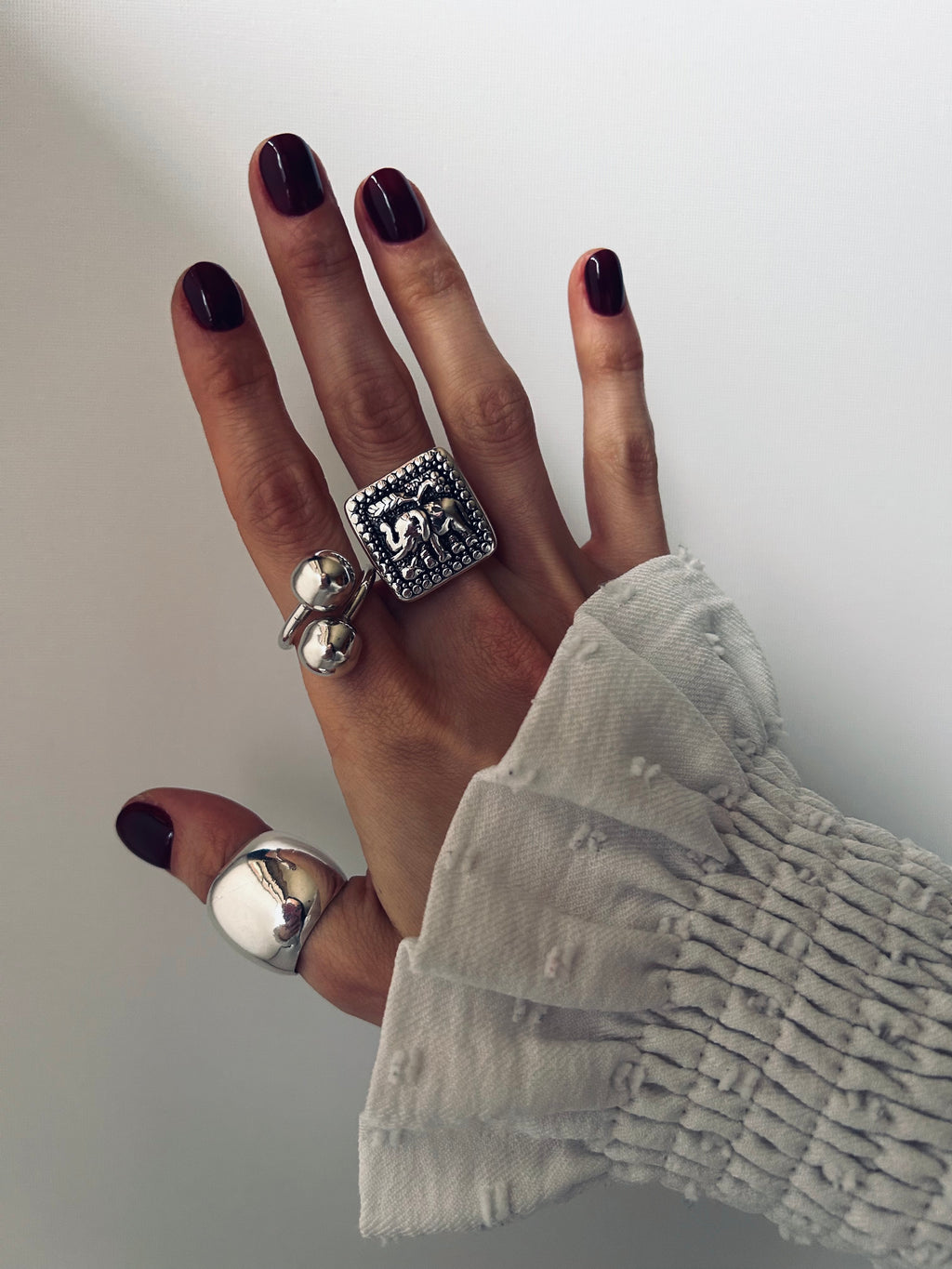 ANILLO DUOMO PLATA 925 AJUSTABLE