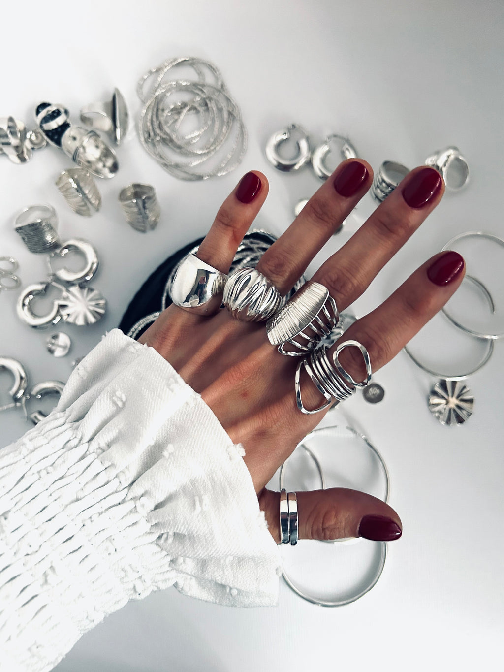 ANILLO MEKI PLATA 925