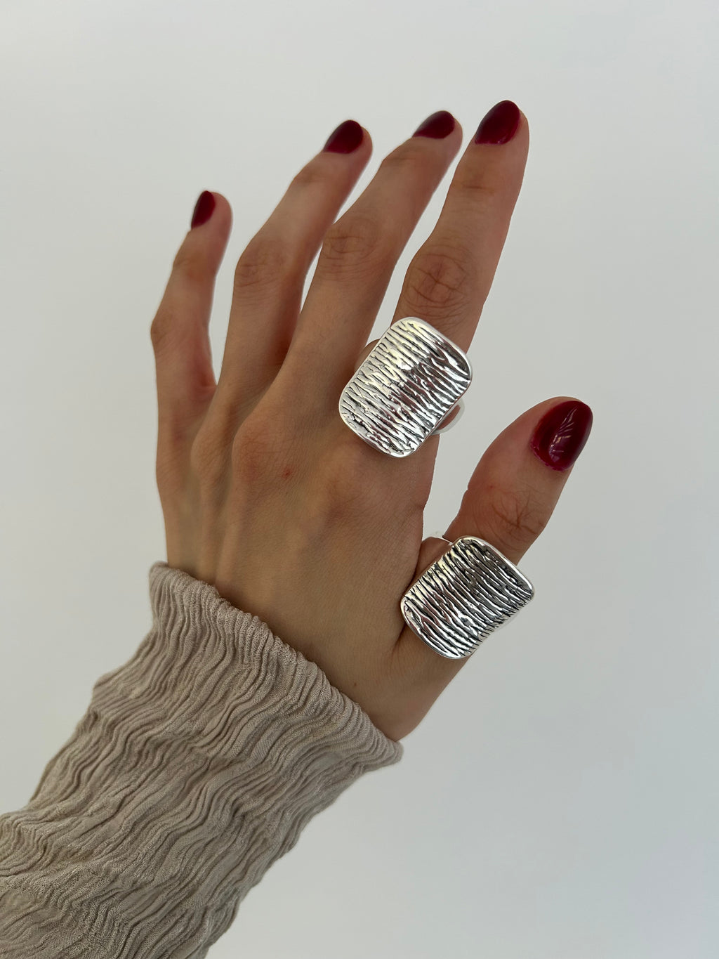ANILLO MARÍA DE LA CUADRA PLATA 925