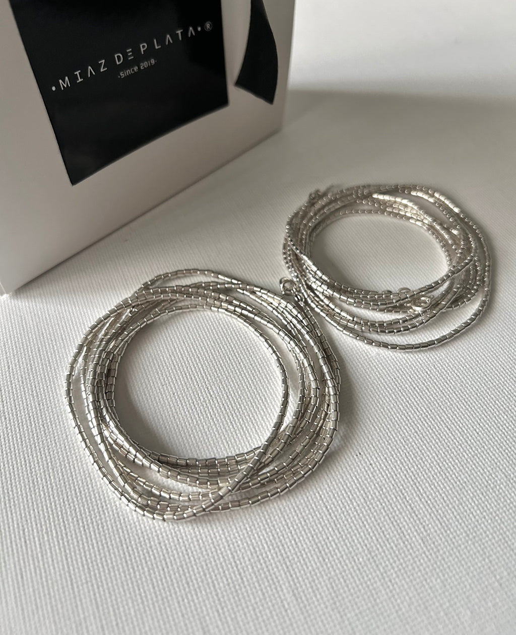 MOSTACILLA 1 METRO 20 cm PLATA 925