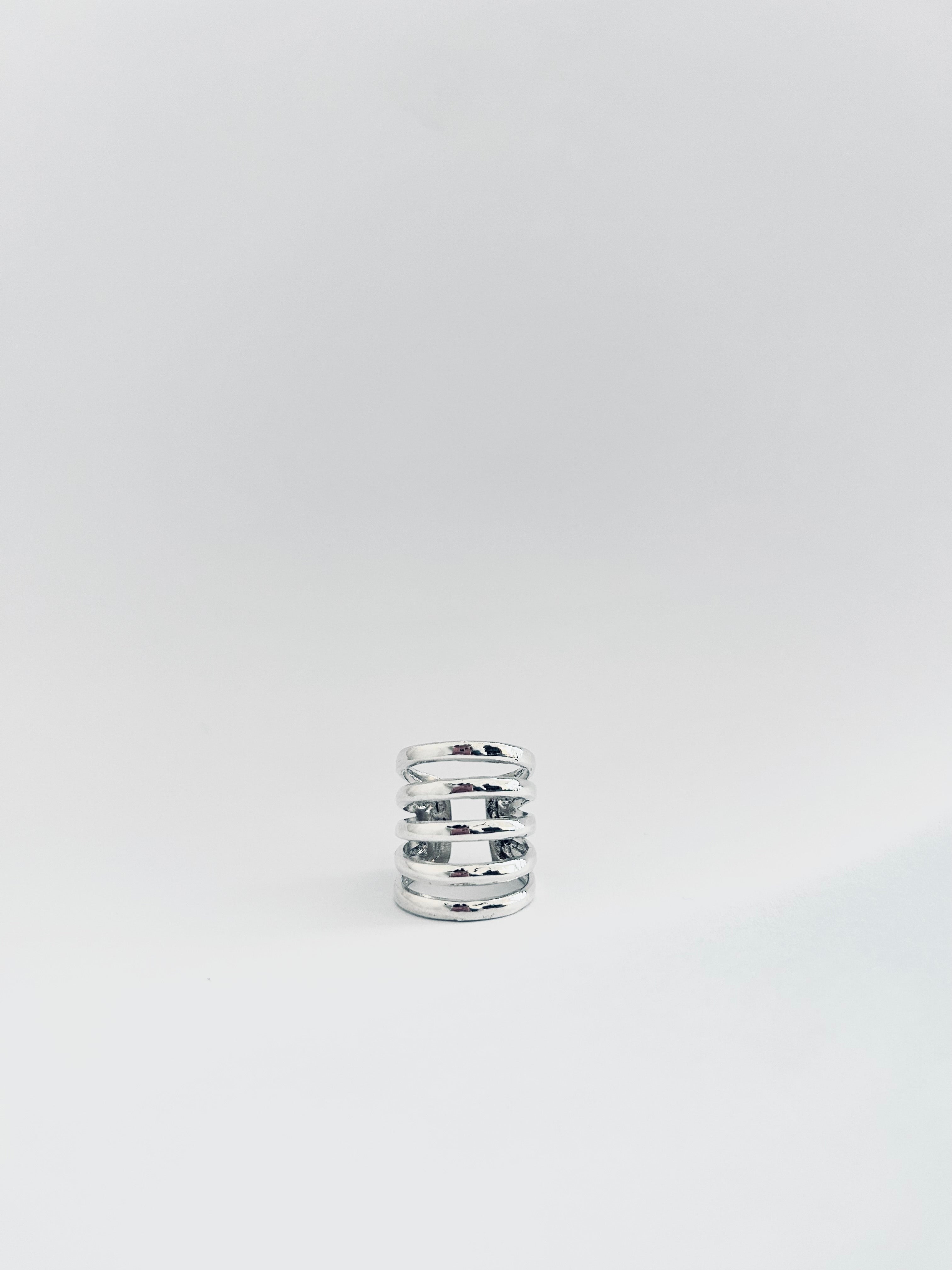 ANILLO KOBA AJUSTABLE PLATA 925