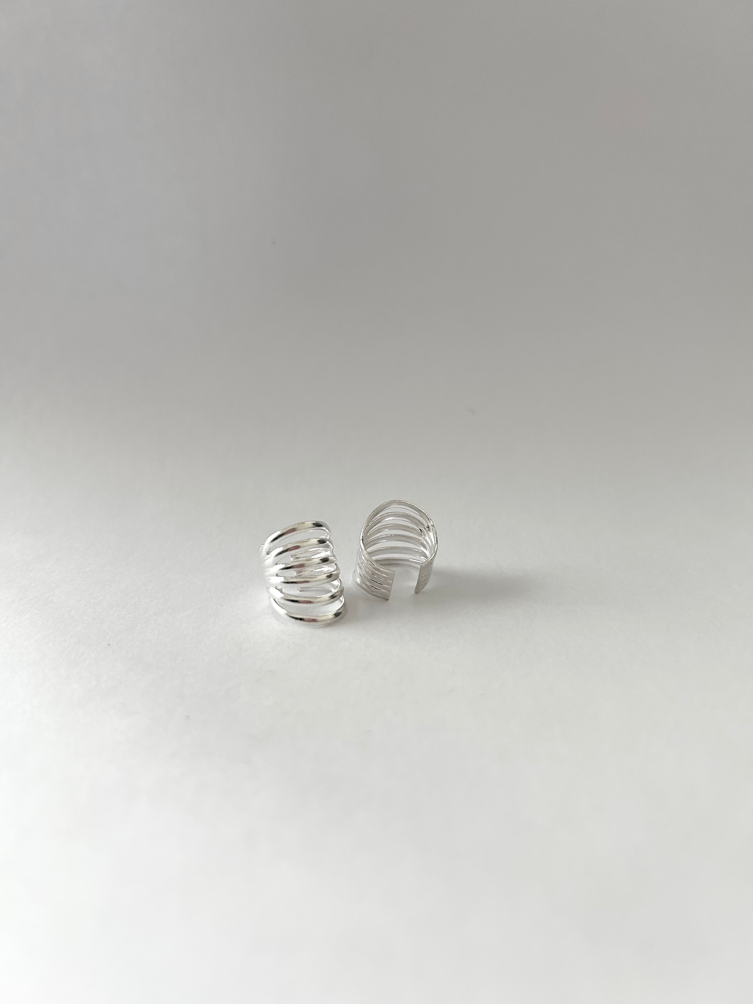 EAR CUFF LINES PLATA 925 AJUSTABLE