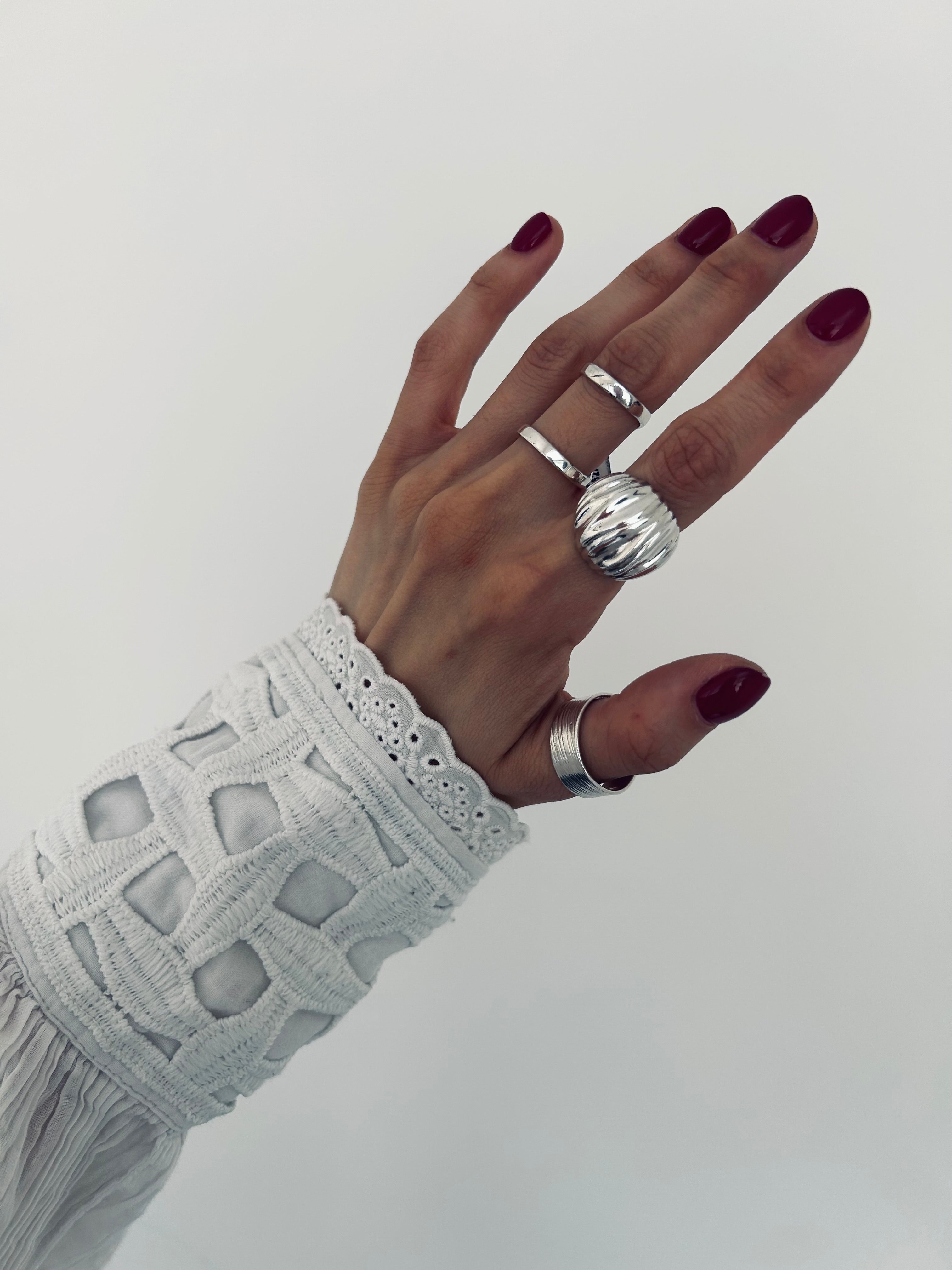 ANILLO BRÍO PLATA 925 AJUSTABLE