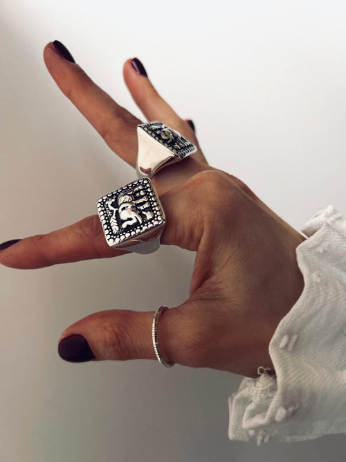 ANILLO ELEFANTE DE LA FORTUNA PLATA 925
