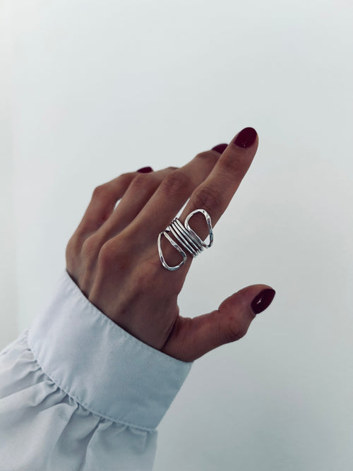 ANILLO DOMINIO PLATA 925
