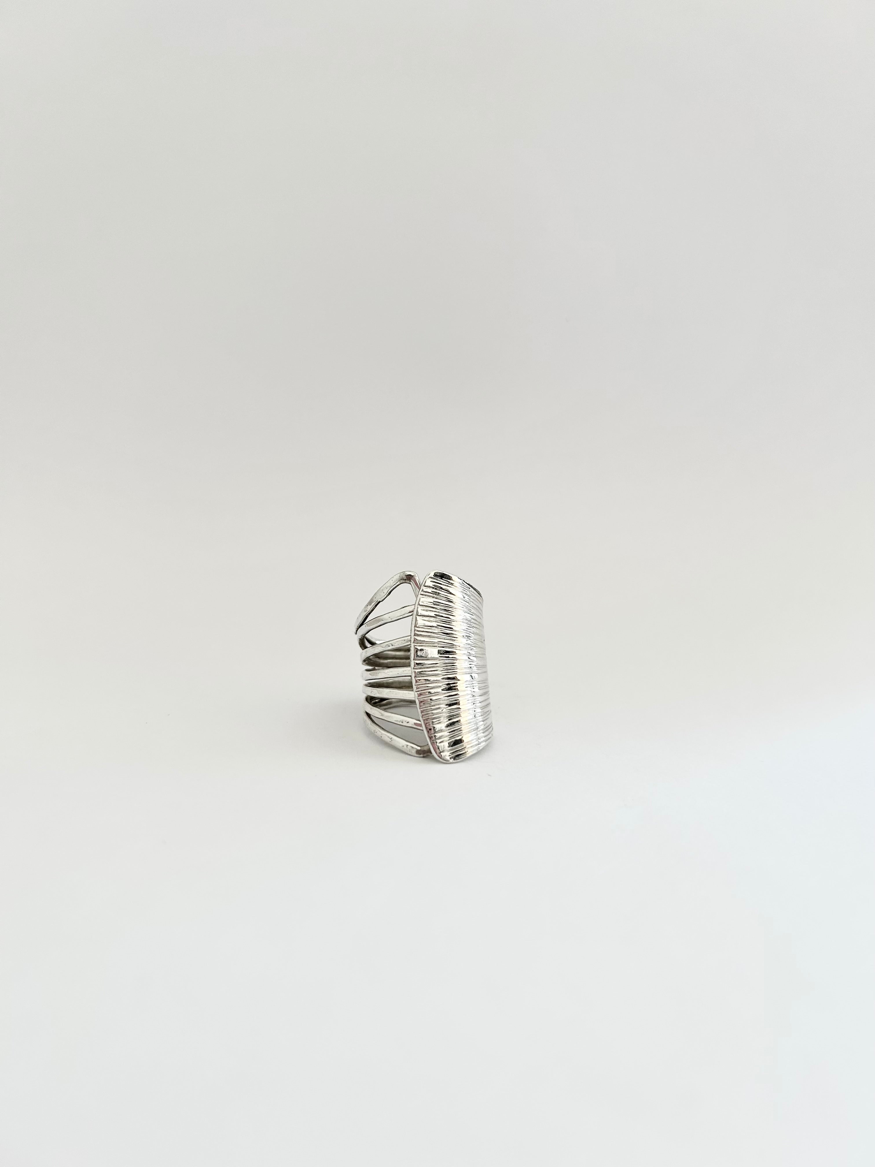 ANILLO CUMBRE PLATA 925 AJUSTABLE