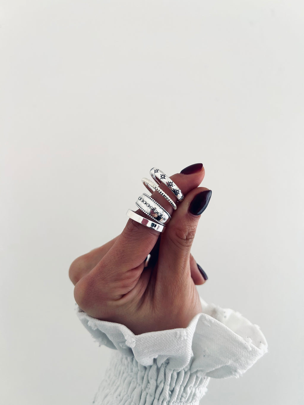 ANILLO DESTELLOS FORTUNA PLATA 925