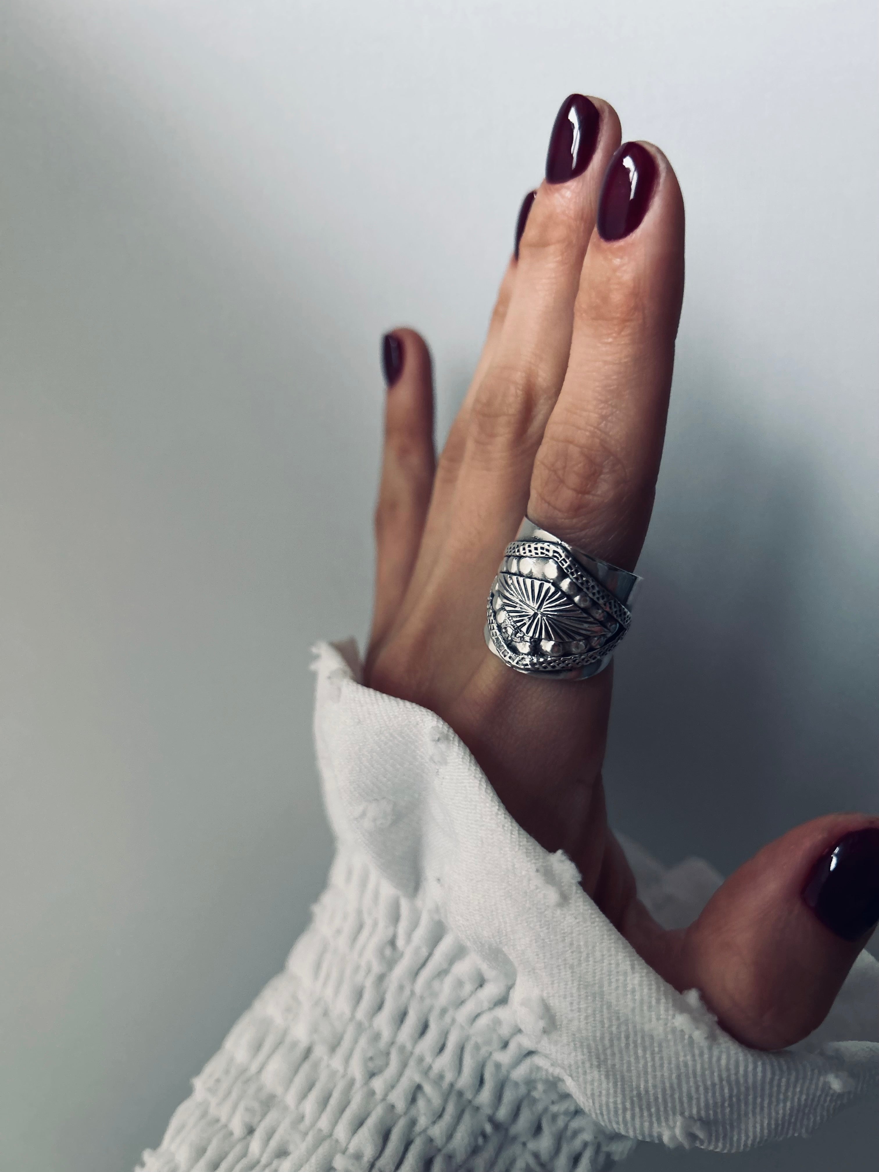 ANILLO FORJA PLATA 925 AJUSTABLE