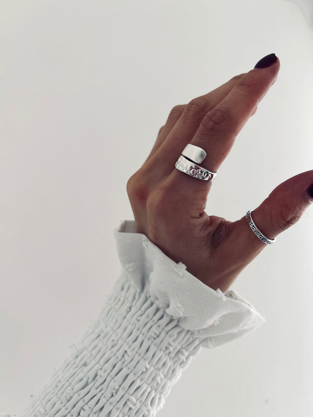 ANILLO LINAJE AJUSTABLE PLATA 925