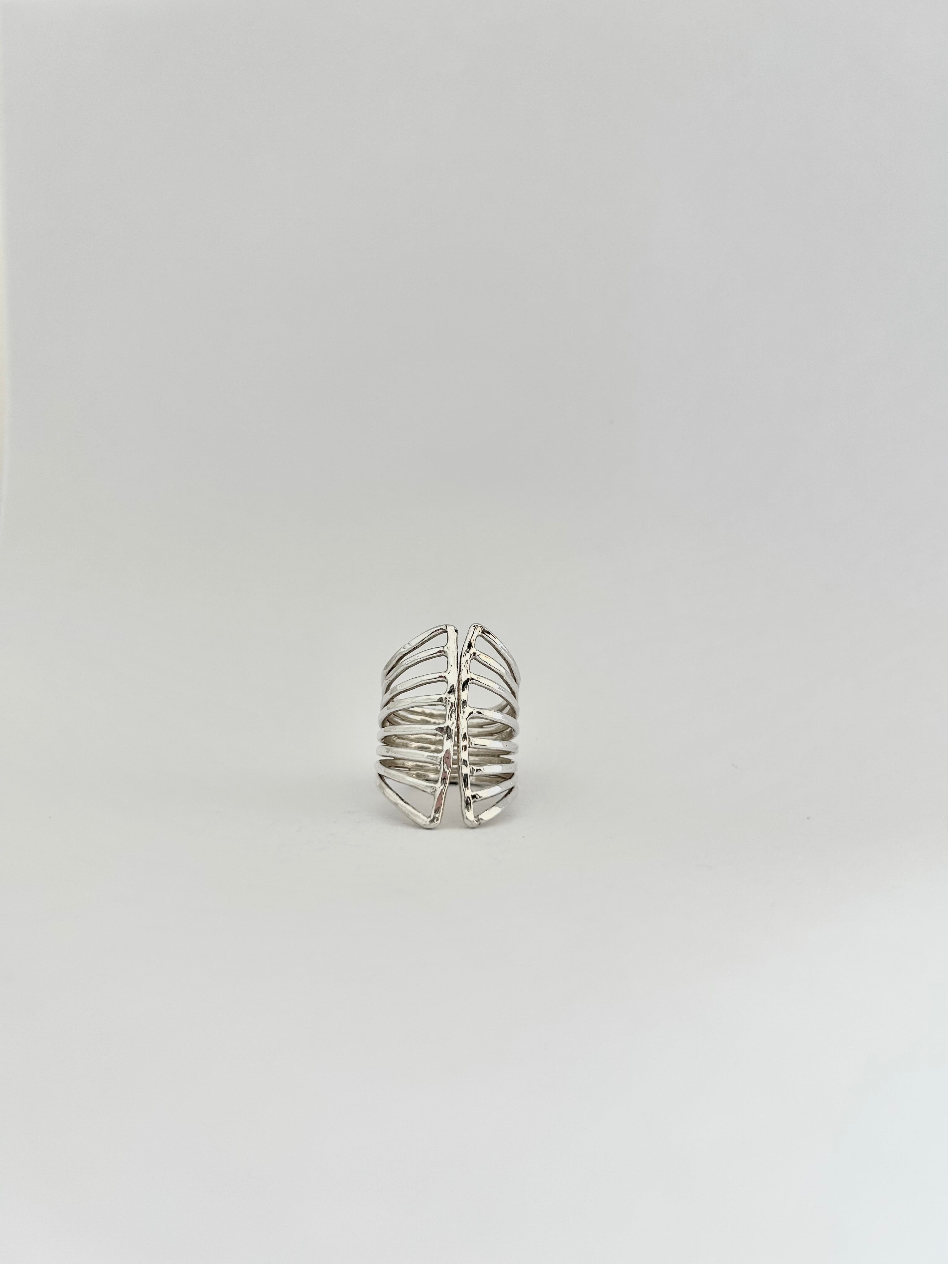 ANILLO MONARCA AJUSTABLE PLATA 925