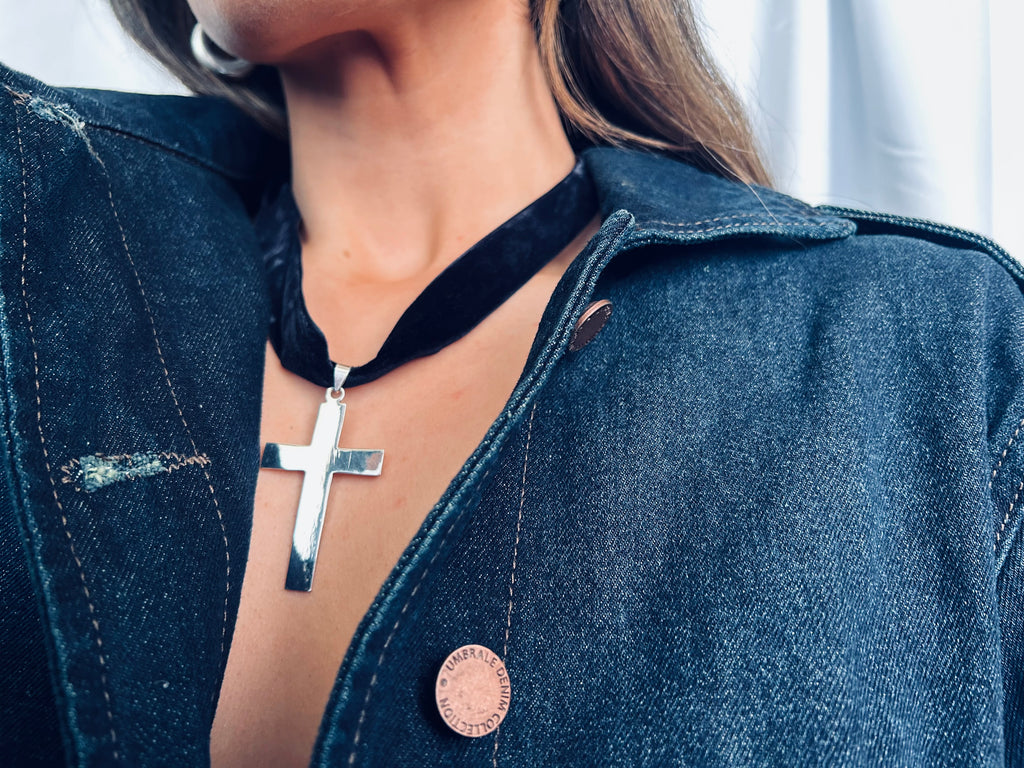 COLLAR SANTA CRUZ XL PLATA 925