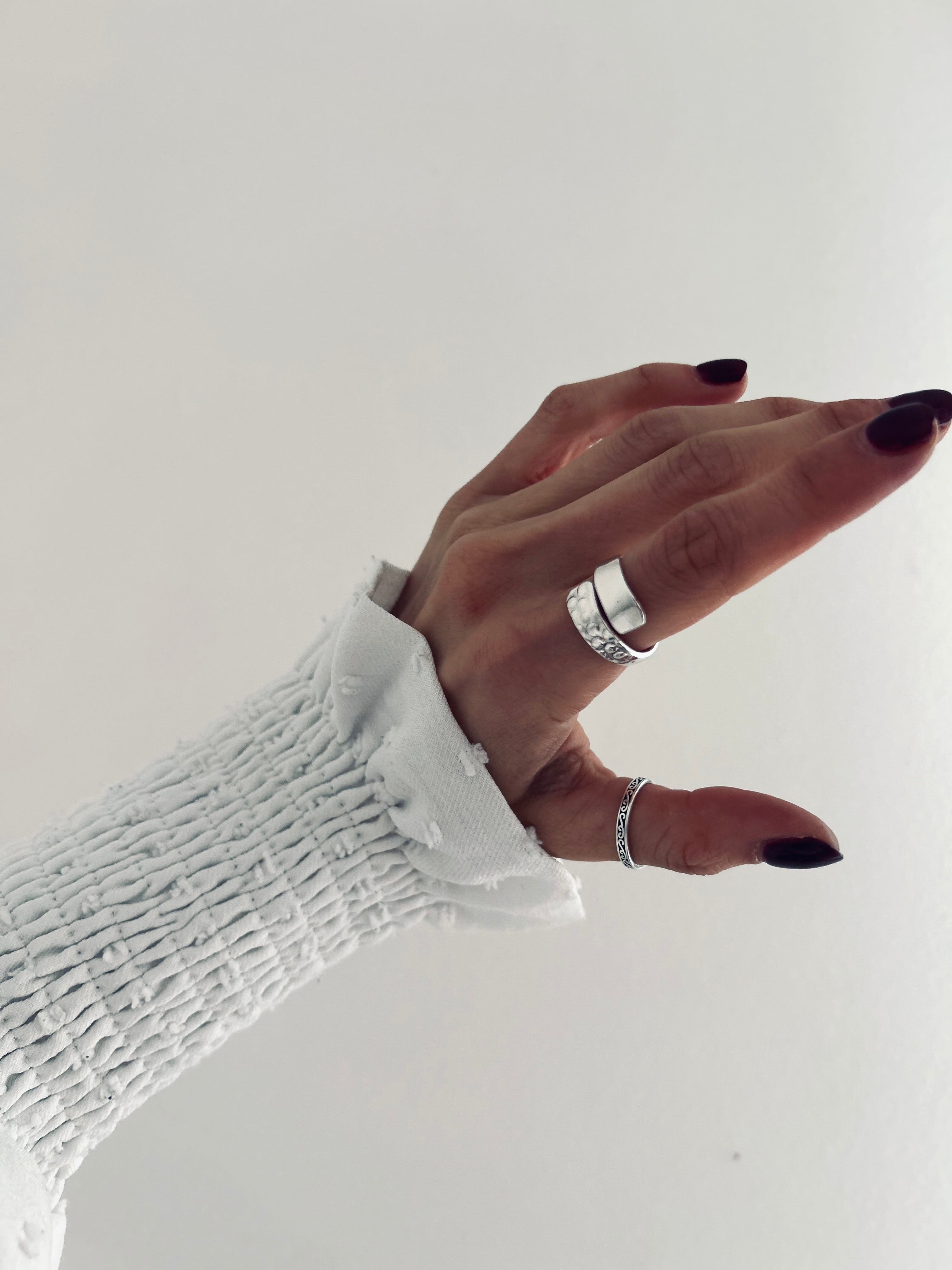 ANILLO LINAJE AJUSTABLE PLATA 925