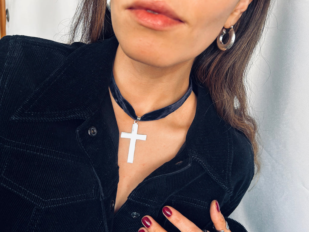 COLLAR SANTA CRUZ XL PLATA 925