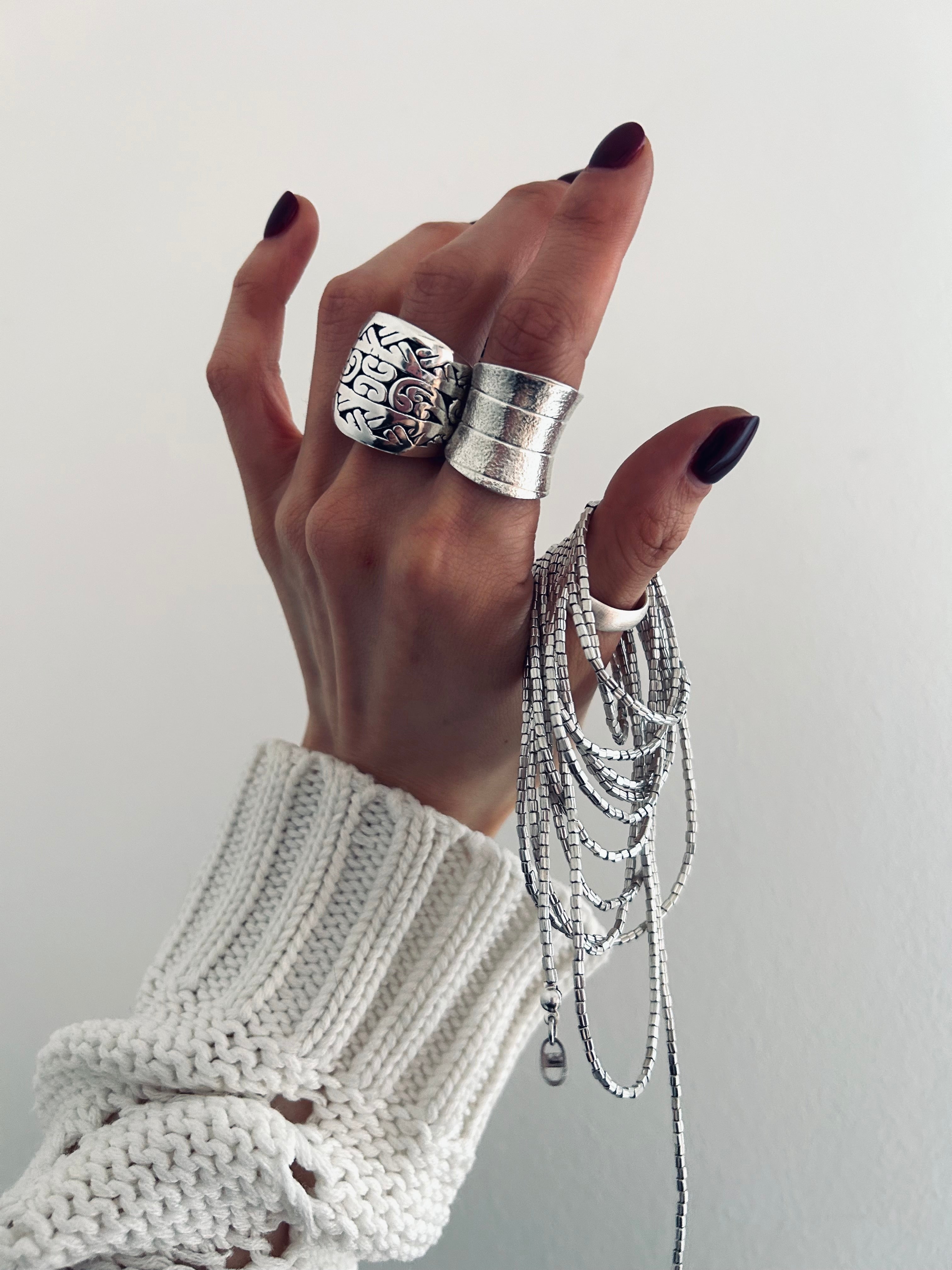 ANILLO MAJESTAD PLATA 925 AJUSTABLE