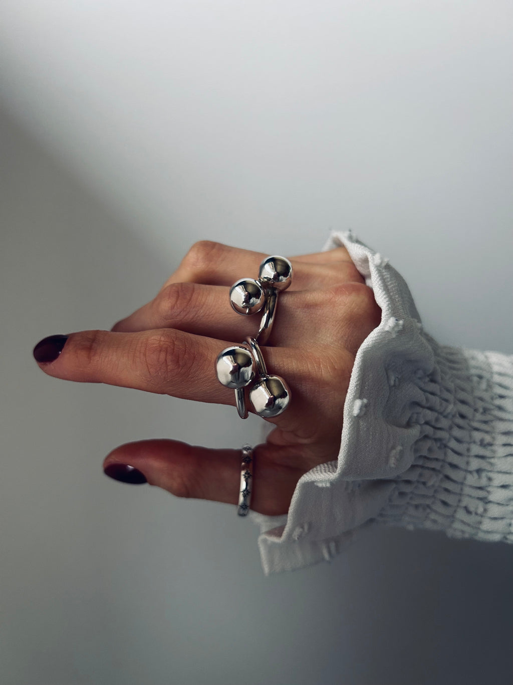 ANILLO DUOMO PLATA 925 AJUSTABLE