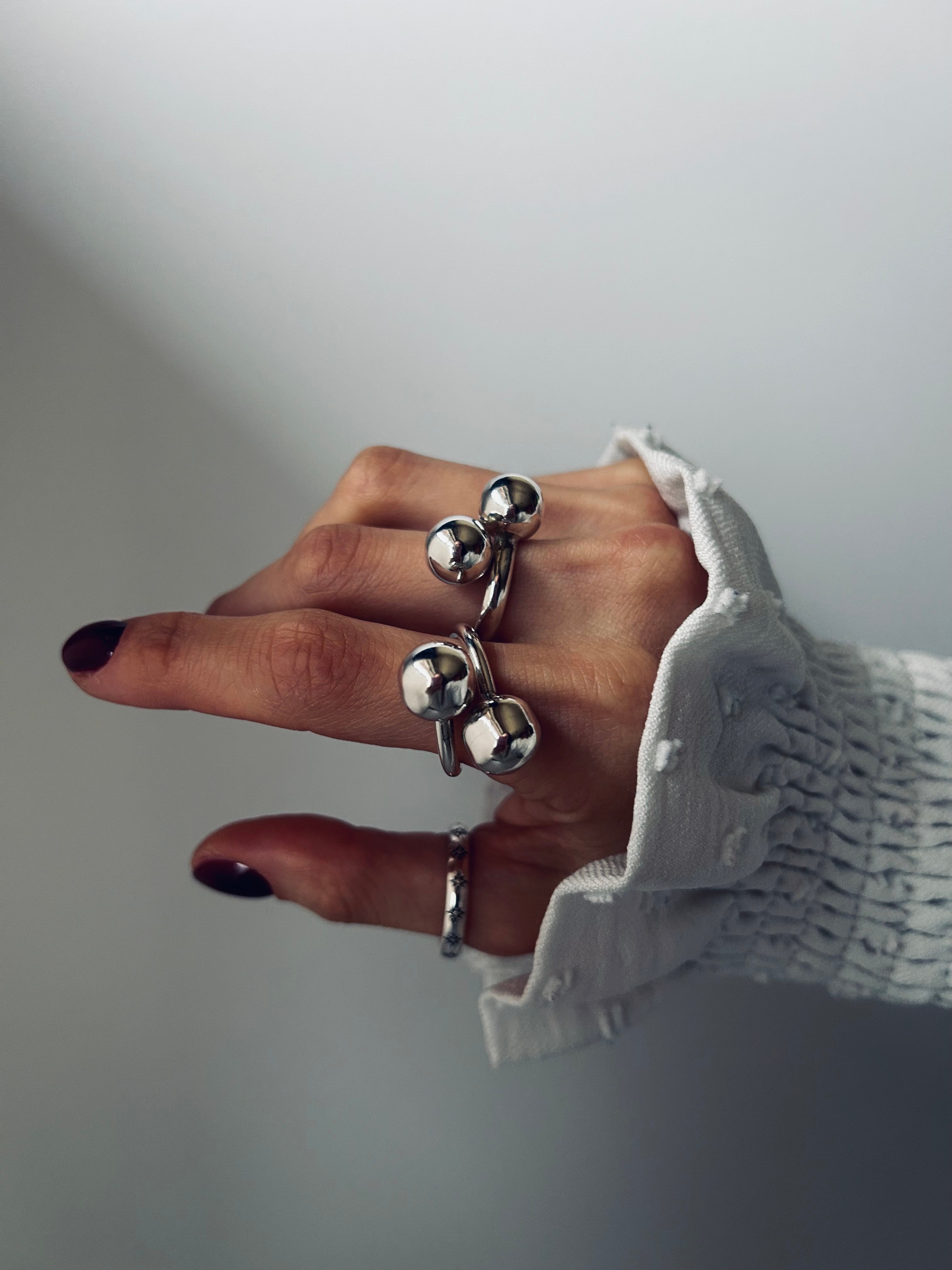 ANILLO DUOMO PLATA 925 AJUSTABLE