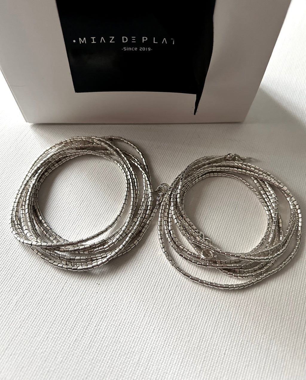MOSTACILLA 1 METRO 20 cm PLATA 925