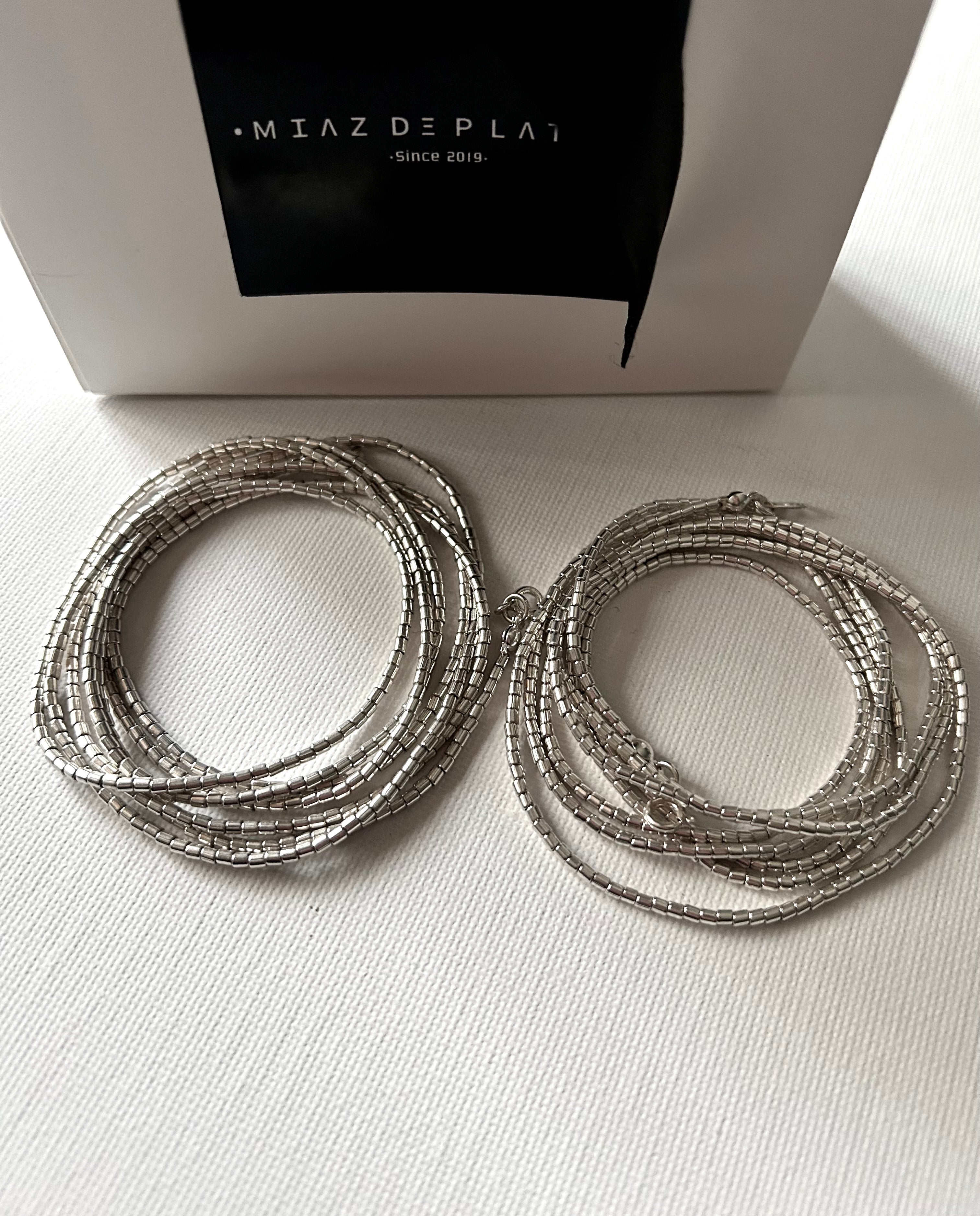 MOSTACILLA 1 METRO 20 cm PLATA 925