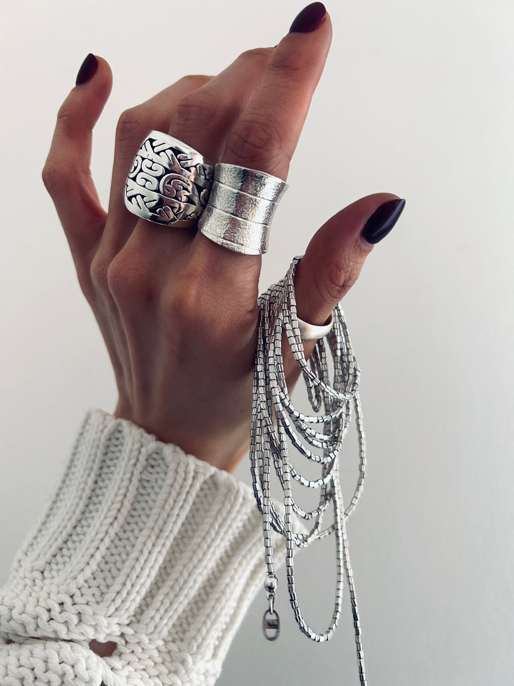 ANILLO MAJESTAD PLATA 925 AJUSTABLE