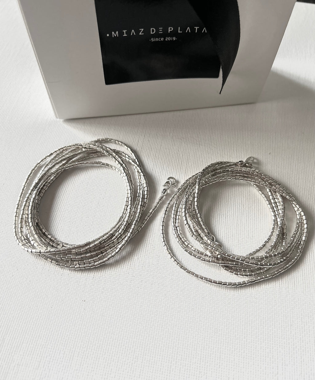 MOSTACILLA 1 METRO 20 cm PLATA 925