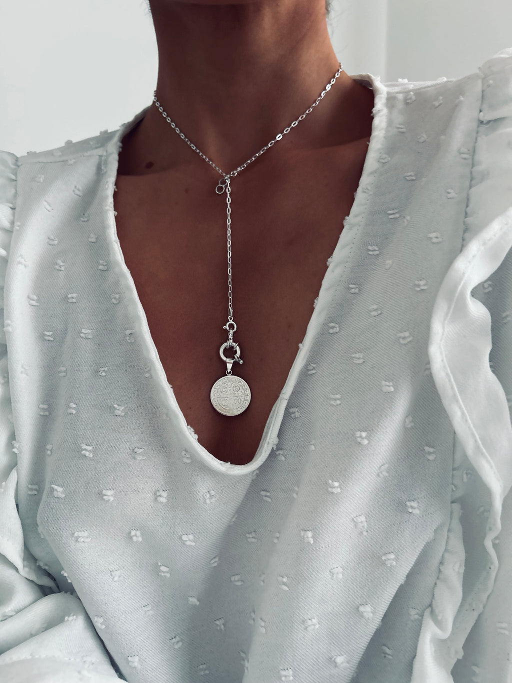 COLLAR SAN BENITO LA BENDITA PLATA 925