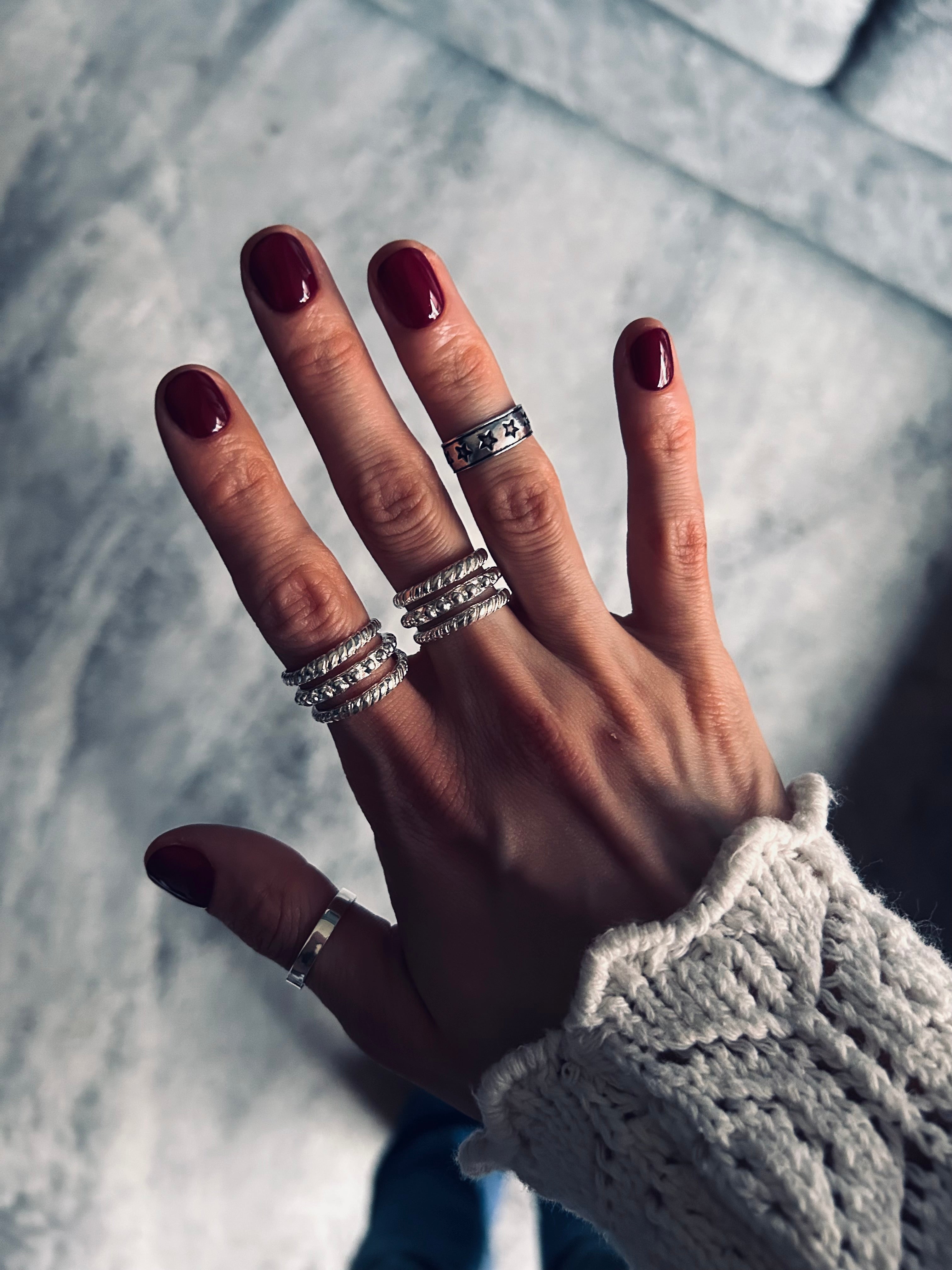 ANILLO TRIPLE PLATA 925 AJUSTABLE