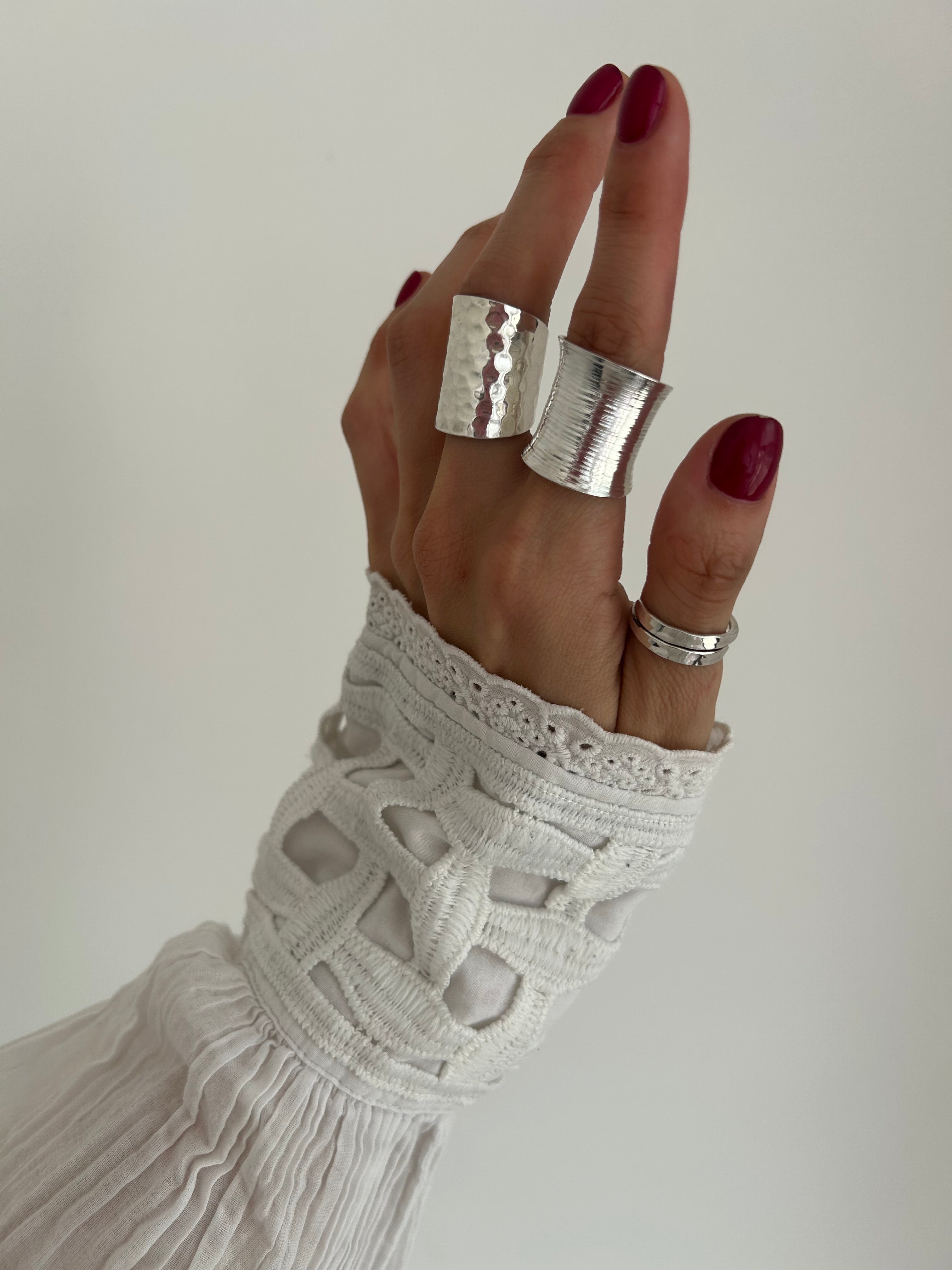 ANILLO MEG AJUSTABLE PLATA 925