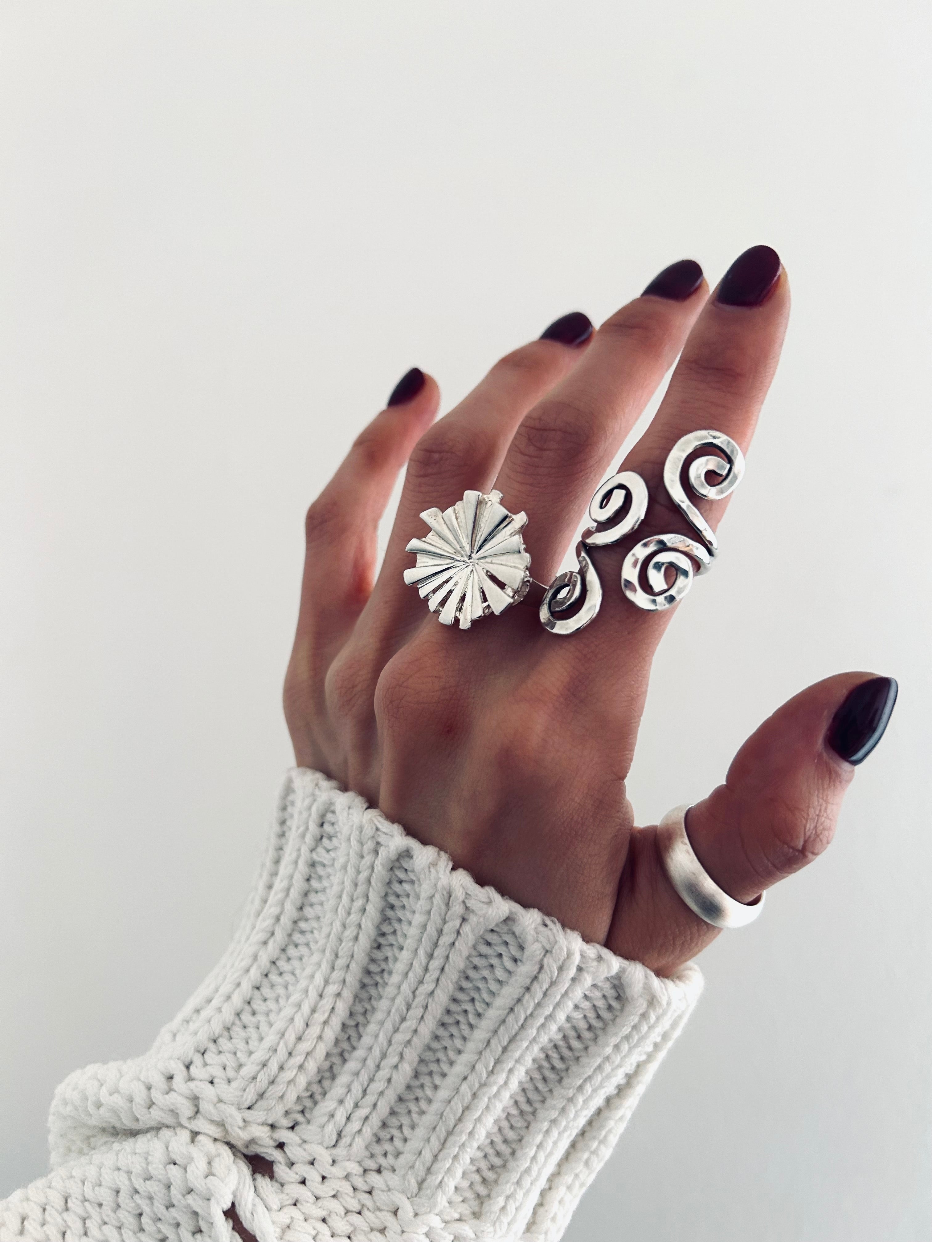 ANILLO ROTUNDA PLATA 925 AJUSTABLE