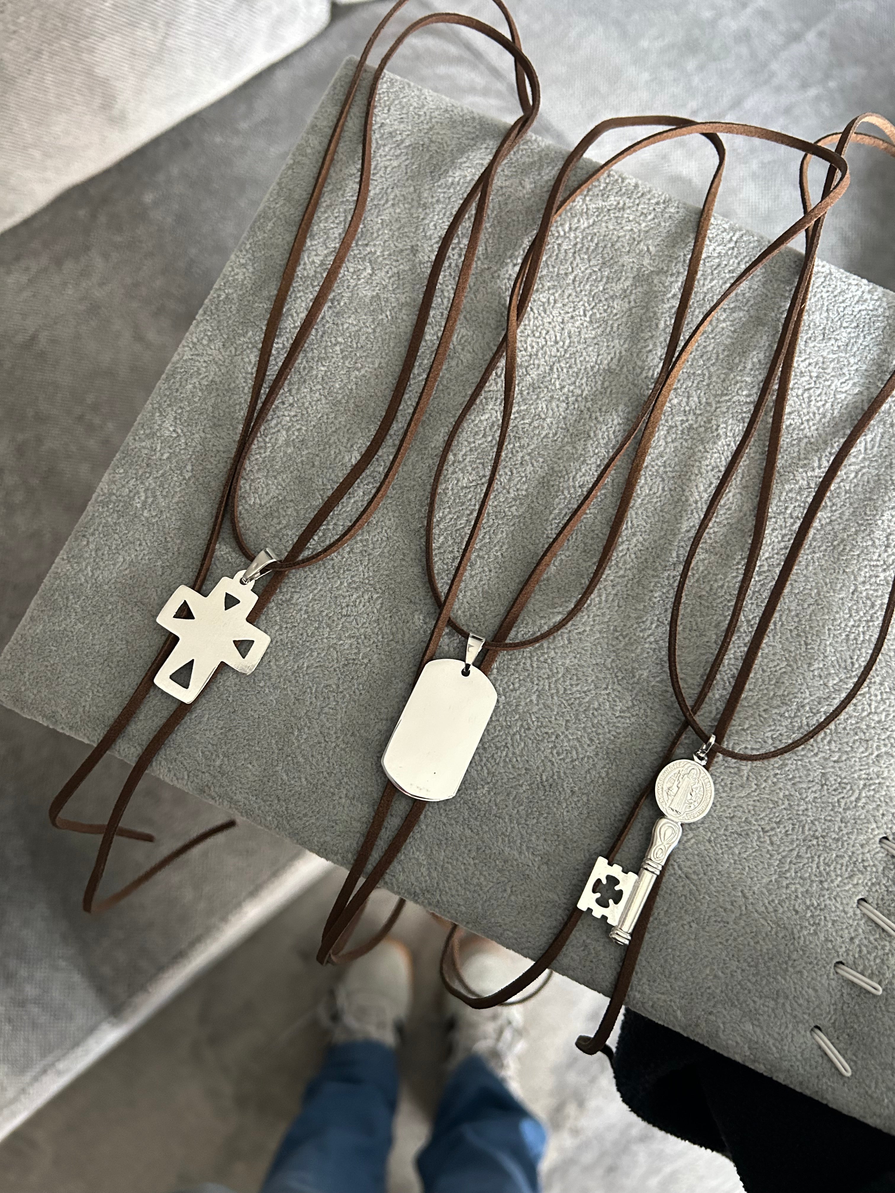 COLLAR PLATA 925SAN BENITO LLVAVE