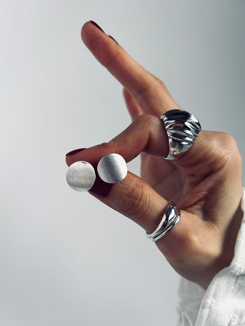 AROS HALO PLATA 925