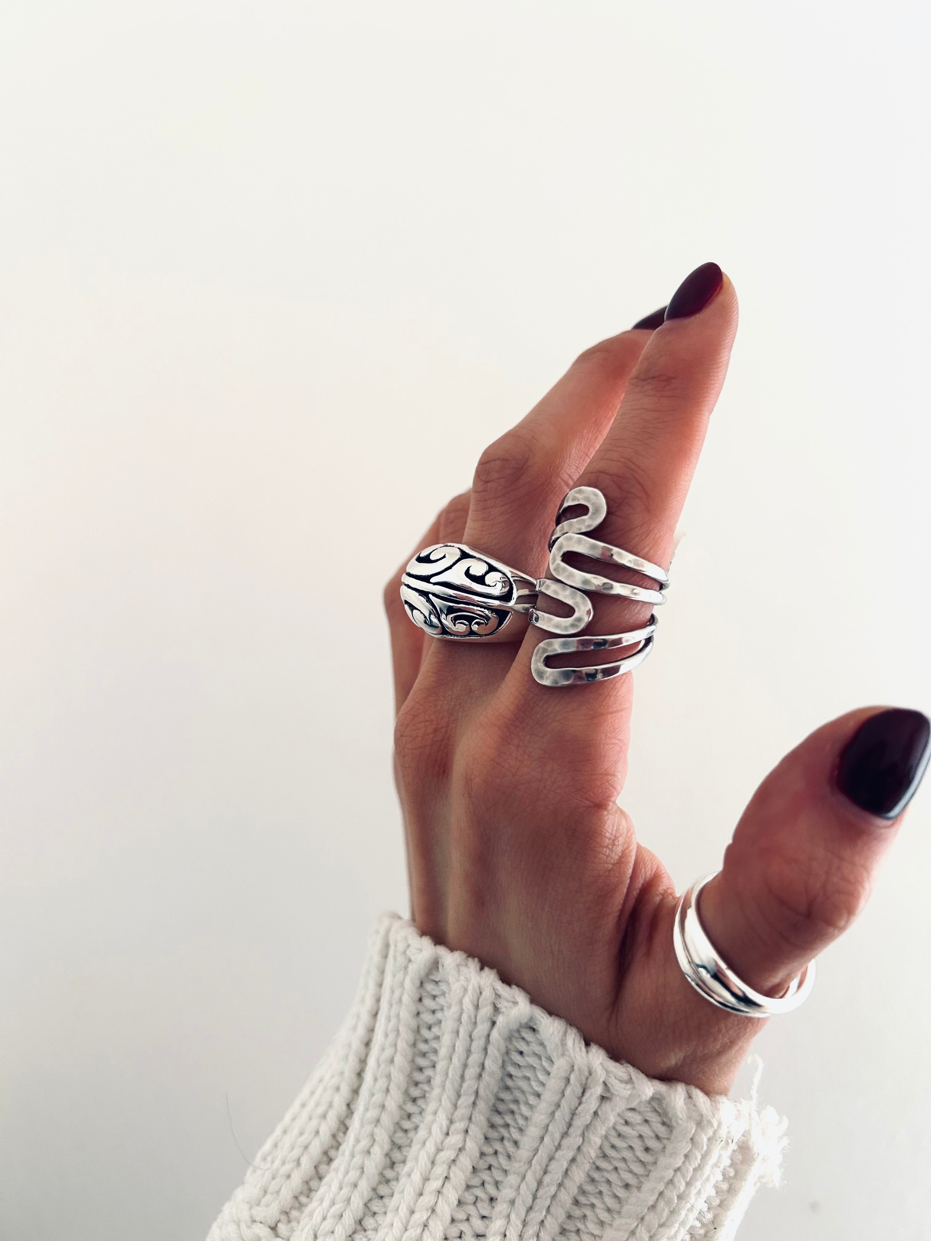 ANILLO MASSIMO PLATA 925 AJUSTABLE