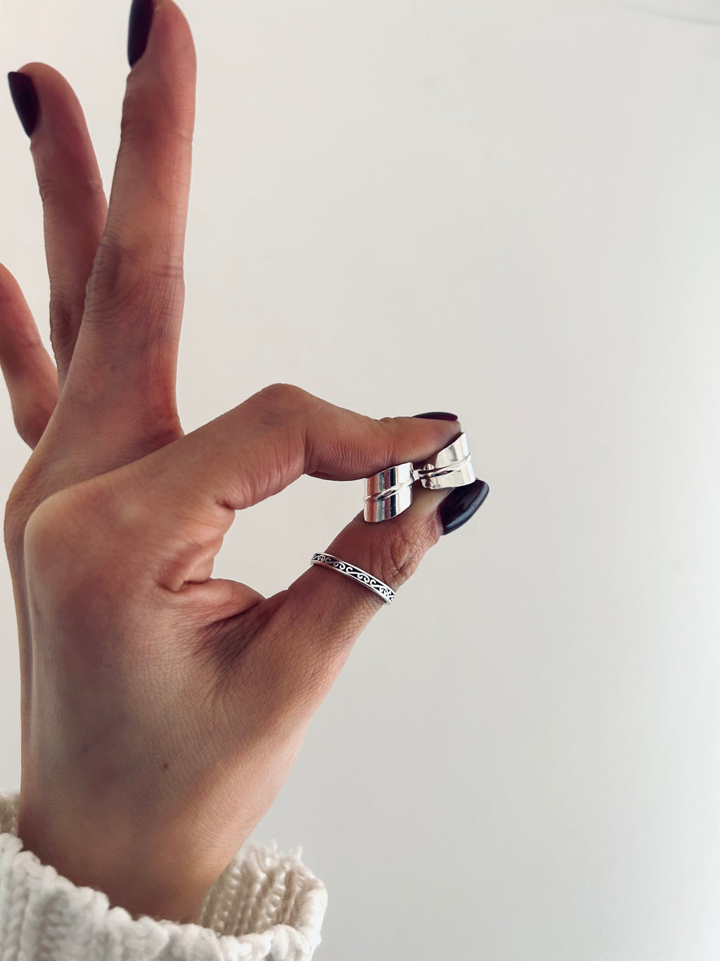 EAR CUFF STATEMENT PLATA 925