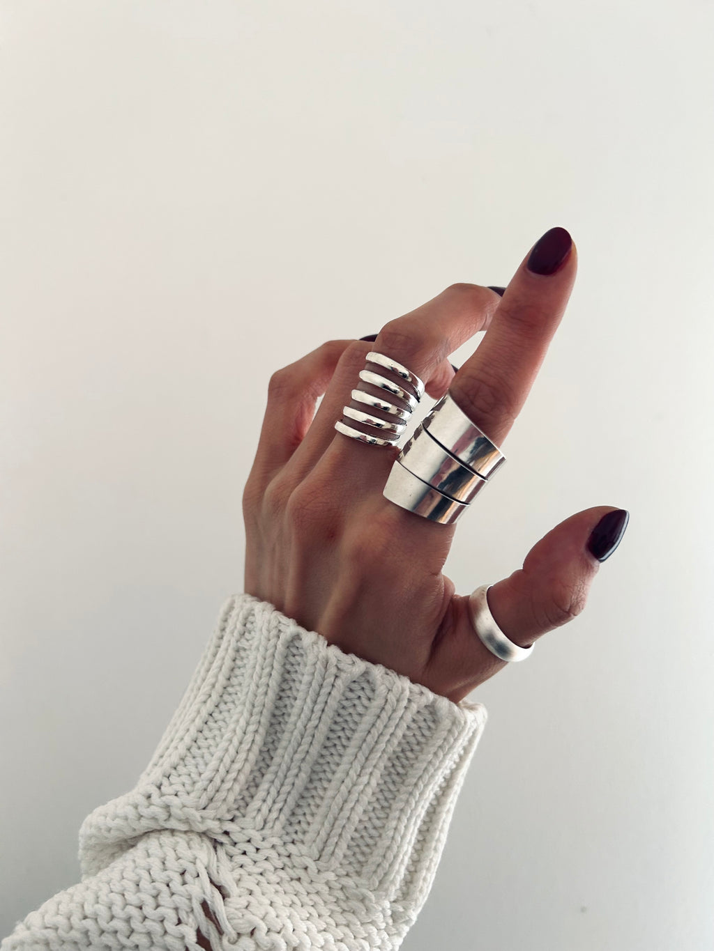 ANILLO MAXIMUS PLATA 925 AJUSTABLE