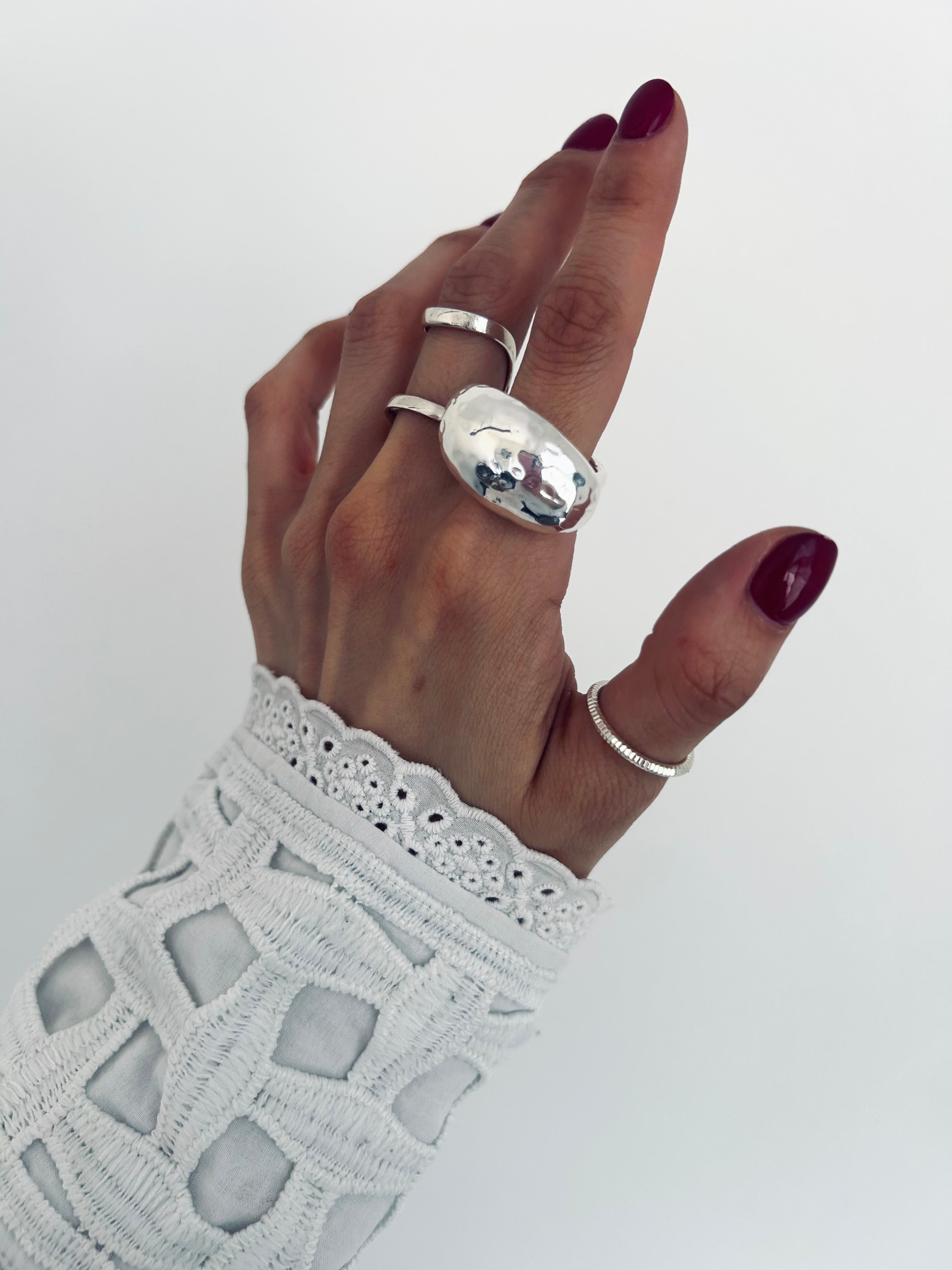 ANILLO BRÍO PLATA 925 AJUSTABLE