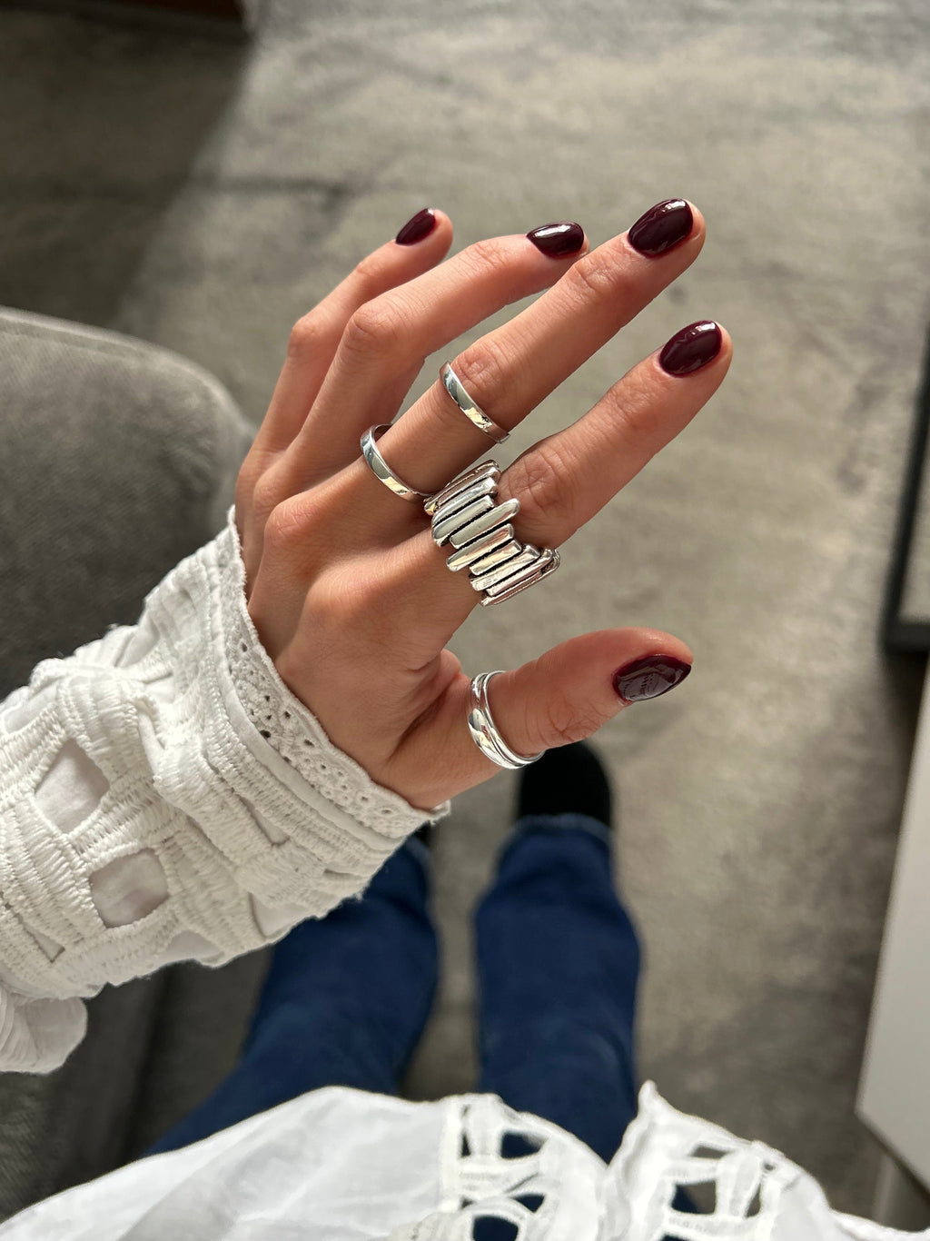 ANILLO ROMA PLATA 925